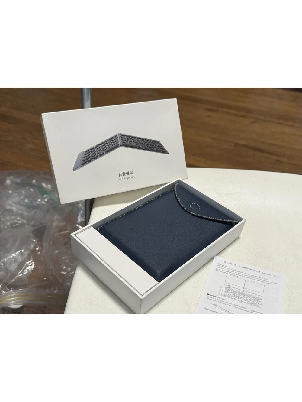 Foldable Wireless Bluetooth Keyboard  Model JDC-DB1901 Wireless